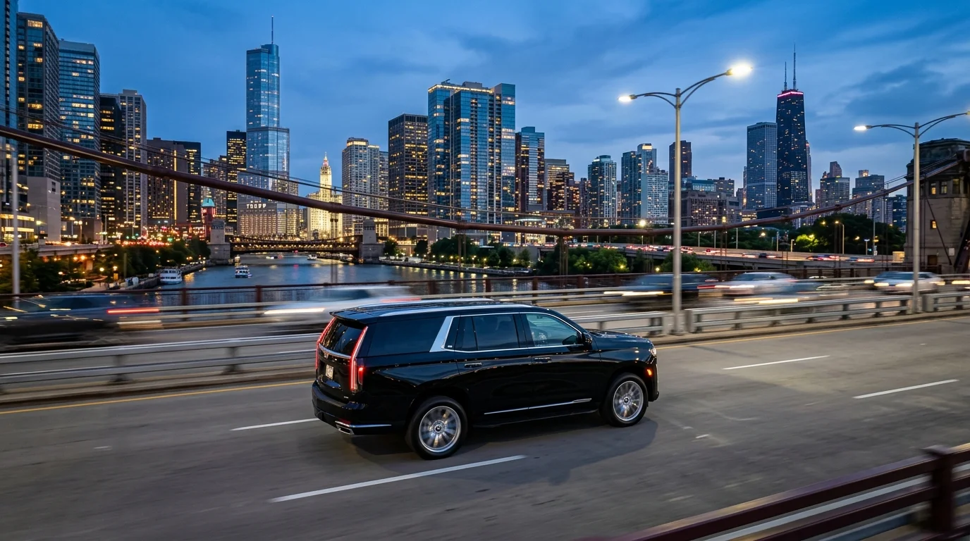 Car Service Downtown to O'Hare Route