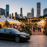 Chicago Gourmet- Chi town Black cars