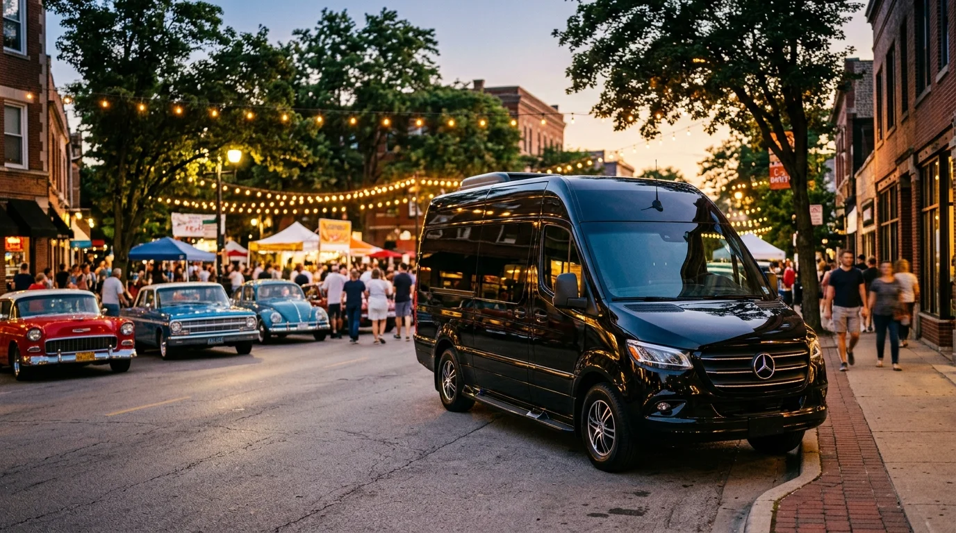 Retro on Roscoe 2026- Chi town Black cars